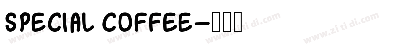 Special Coffee字体转换